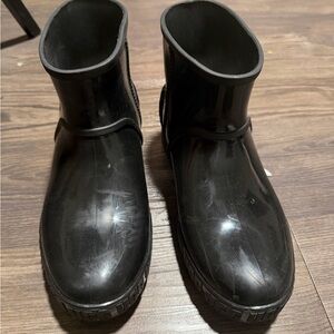 Black womens rain Boots